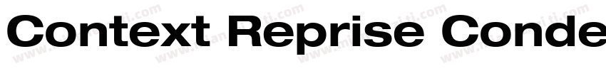 Context Reprise Condensed SSi Bold字体转换